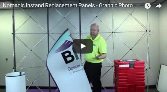 Nomadic Instand Replacement Panels - Graphic Photo Mural & Fabric