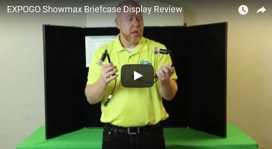 EXPOGO Showmax Briefcase Display Video Review