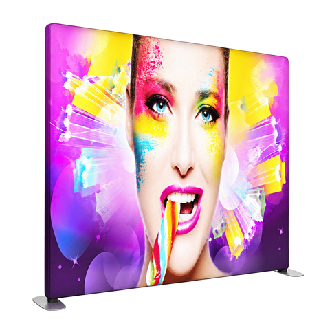 8ft Wave Tube Dynamic Flow-Motion LED display with background removed