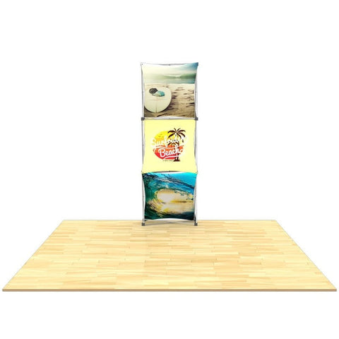 3D Snap 1x3 Pop-up Display