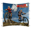 10 ft Fabric Pop Up Display - H Curved Graphic Package