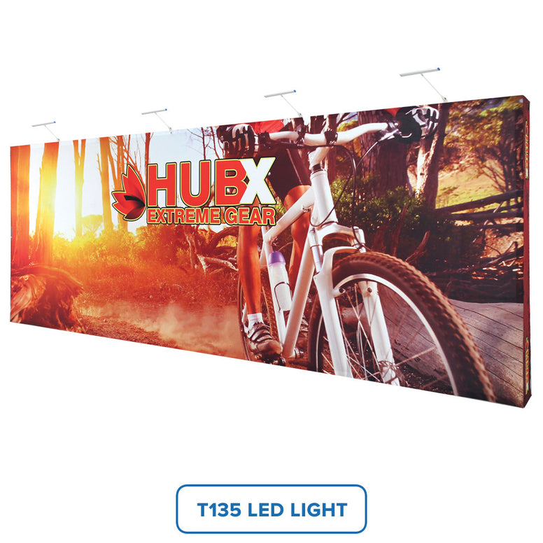 20 ft Fabric Pop Up Display - Straight Graphic Package