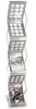 Zed Up Literature Rack Silver