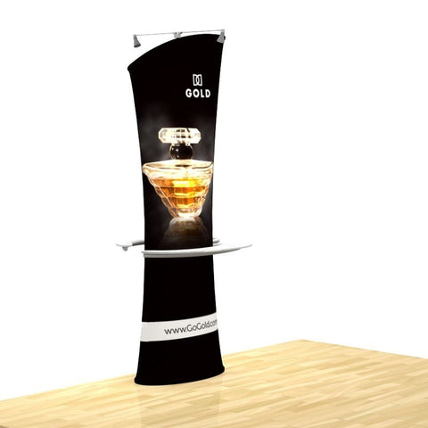 Stretch 3D Fabric Banner Stand - Slanted