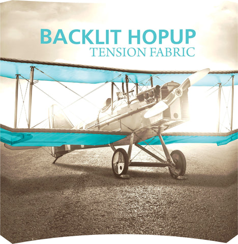 Backlit 8' Hopup Trade Show Display