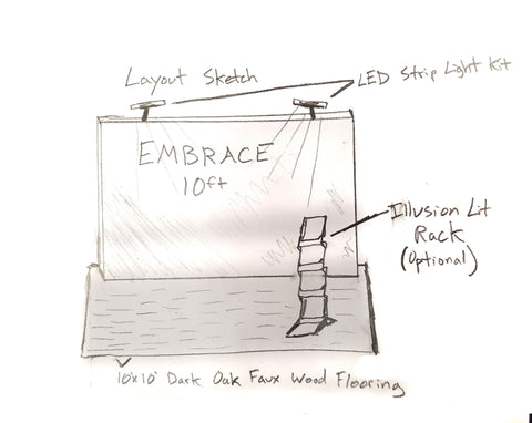 Embrace 10' Fabric Wall Display Starter Kit