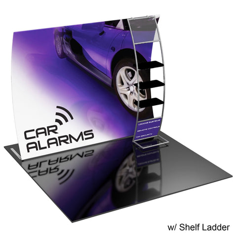Formulate Display with Shelving Ladder