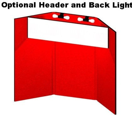 Hero 3 Folding Panel Table Top Display with Header