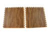 Interconnecting Wood Flooring Tiles