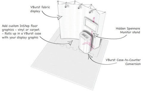 Spennare MS-S-10 Monitor Stand (Up to 42" Monitor)