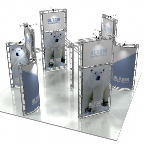 Trade Show Orbital Express Truss System Altair Front 20'