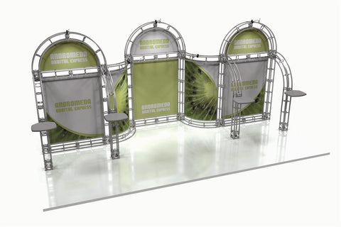 Trade Show Orbital Express Truss System Andromeda Front Right 20'