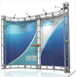 Trade Show Orbital Express Truss System Castor Right