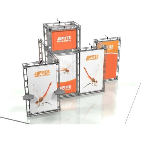 Trade Show Orbital Express Truss System Jupiter Top Front 20'
