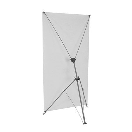 Trade Show Spring 7 Banner Stand Back