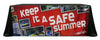 Keep It Safe Trade Show Table Throw