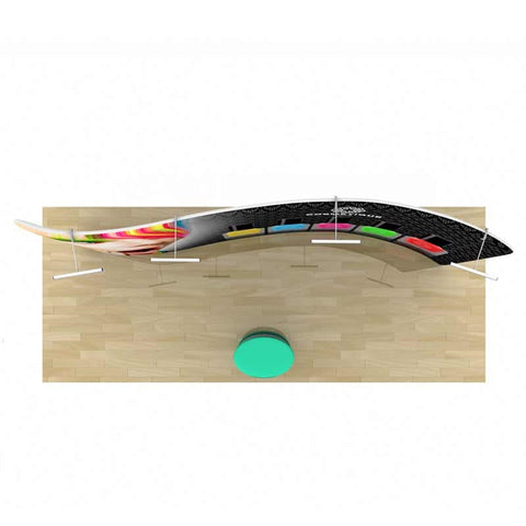 Serpentine Tension Fabric Display