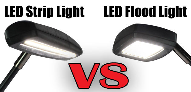 Choosing Trade Show Lights: LED Strip Lights VS LED Flood Lights