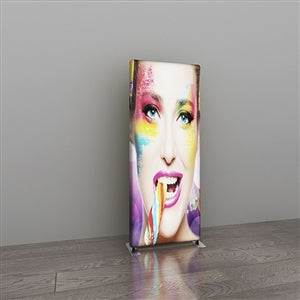 Three-foot Wave Tube Flow-Motion LED display with colorful portrait graphic