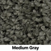Medium Gray eco-friendly 28 oz. carpet tile color swatch — labeled