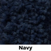 Navy eco-friendly 28 oz. carpet tile color swatch — labeled