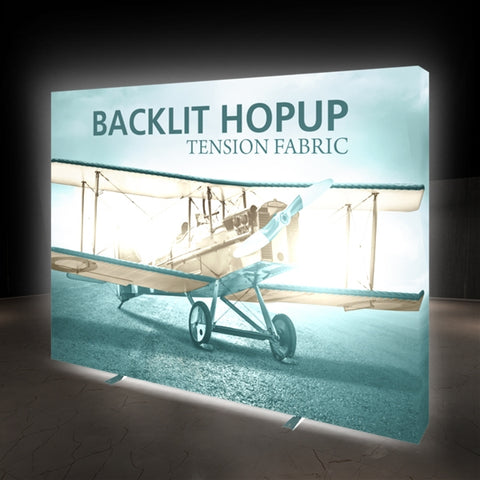 10' Backlit Hopup Trade Show Display