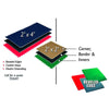 Carpet flooring construction with carpet surface and foam underside