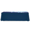 8 ft four-sided regular table throw, rear view