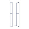 Wave Tube 10ft Tall Square Tower Display with Custom Fabric Graphic — vendor product photo 3