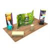 Wave Tube 10ft Tall Square Tower Display with Custom Fabric Graphic — vendor product photo 4