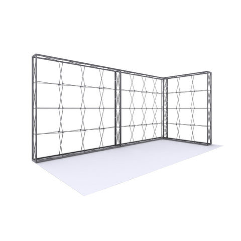 L-Shaped Tension Fabric Display Frame