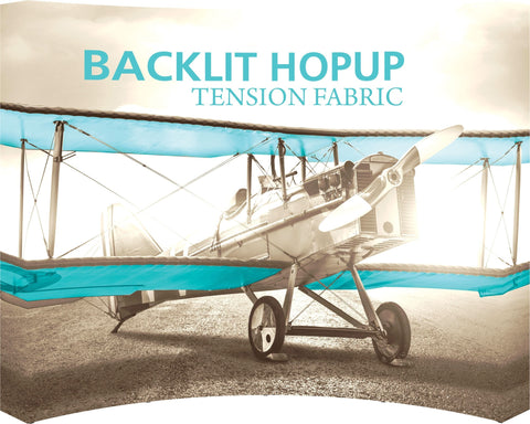 10' Backlit Hopup Trade Show Display