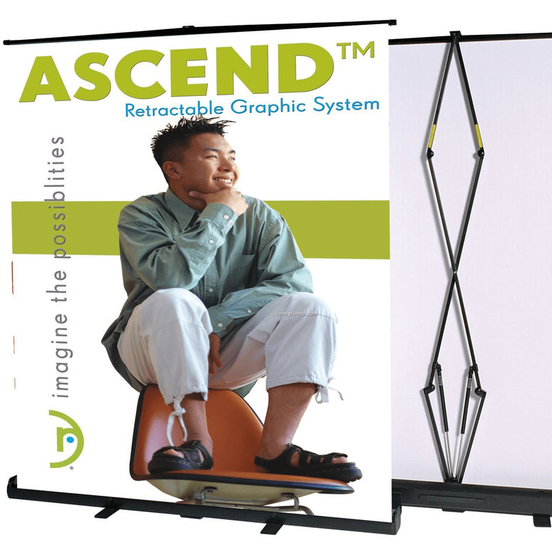 Trade Show Ascend Banner Stand Yellow
