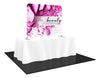 Trade Show Formulate Essential Tabletop Display Straight Curved Left Front