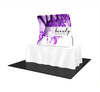 Trade Show Formulate Essential Tabletop Display Vertical Curved Front