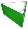 Trade Show Hanging Banners Green Triangle