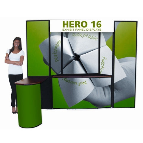 Hero 16 Fabric Panel Trade Show Display