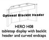 Hero 4 Fabric Panel Table Top Display with Header