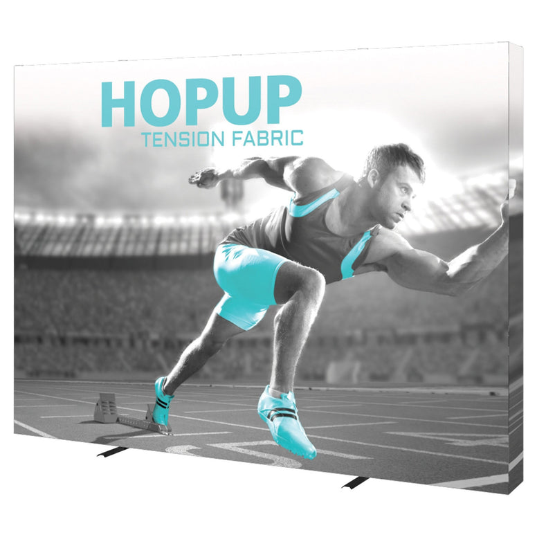 HopUp 10ft Tension Fabric Display - Straight with Endcaps