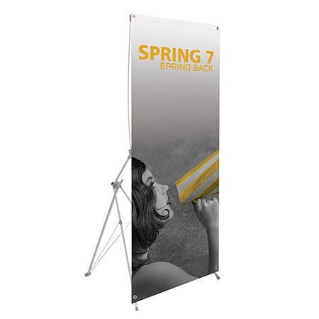 Trade Show Spring 7 Banner Stand Front
